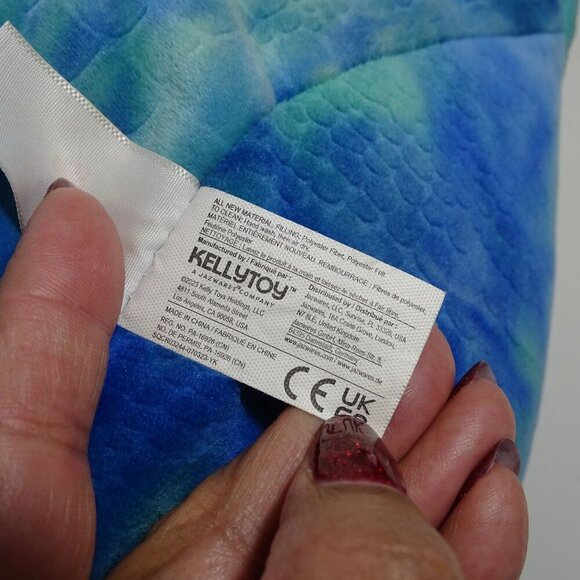 Squishmallows Kellytoy Damien Plush Blue Dinosaur Soft Toy Stuffed Animal - Picture 6 of 8